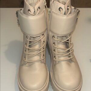 Zara Kids Cream Boots